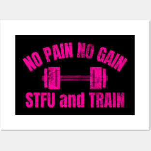 No Pain No Gain Posters and Art